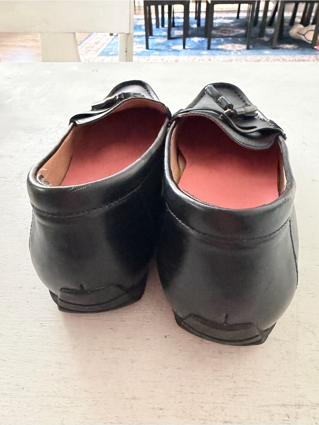 Bared Footwear Black Leather Tassel Loafers Size 40 — image 2 of 8